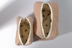 Mini brown waffle pouch