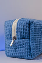 Blue waffle pouch
