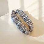 Blue checkered Pouch